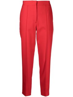 Calvin Klein брюки строгого кроя с логотипом