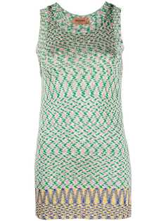 Missoni топ без рукавов с узором