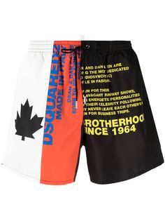 Dsquared2 плавки-шорты Heritage Trilogy