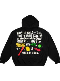 Travis Scott Astroworld худи Cactus Jack Script из коллаборации с McDonalds