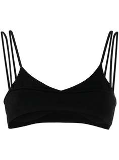 Jacquemus трикотажный топ-бра Le bandeau Novio