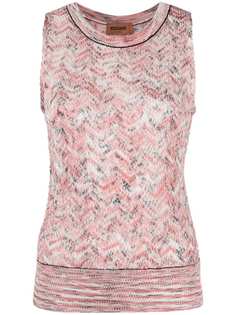 Missoni топ с узором зигзаг