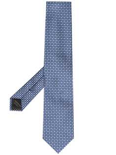 Brioni галстук с геометричным узором