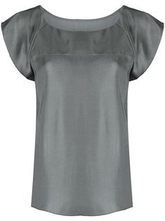 Emporio Armani блузка с рукавами кап