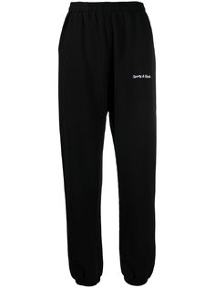 Sporty & Rich спортивные брюки с вышитым логотипом
