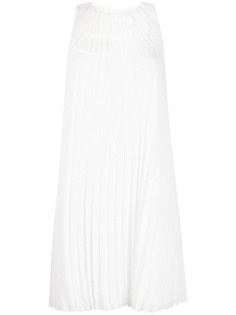 Emporio Armani плиссированное платье без рукавов