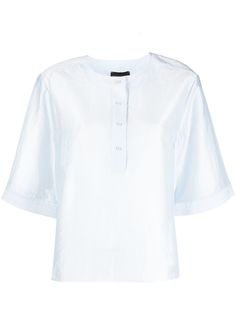 Emporio Armani блузка с укороченными рукавами