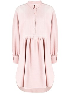 See by Chloé платье со сборками и закругленным подолом