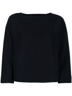 Emporio Armani креповая блузка свободного кроя