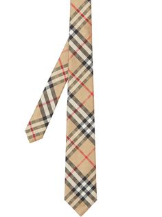 Burberry галстук в клетку Vintage Check