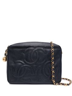 Chanel Pre-Owned сумка через плечо Triple 1995-го года с логотипом CC