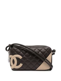 Chanel Pre-Owned стеганая сумка на плечо Cambon 2005-го года с логотипом CC