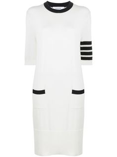 Thom Browne платье с полосками 4-Bar