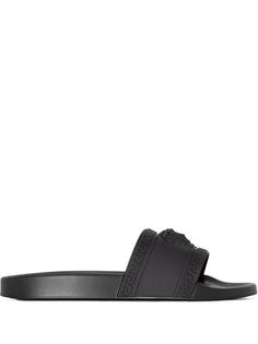 Versace шлепанцы с тиснением Medusa
