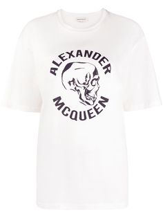 Alexander McQueen футболка с логотипом