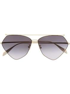 Alexander McQueen Eyewear солнцезащитные очки-авиаторы