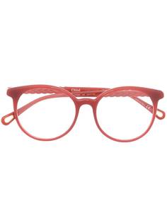 Chloé Eyewear очки в круглой оправе