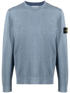 Stone Island свитер с нашивкой-логотипом