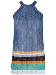 Missoni трикотажный топ в стиле колор-блок