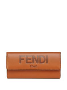Fendi кошелек с тисненым логотипом