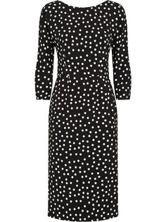 Dolce & Gabbana платье-трапеция в горох