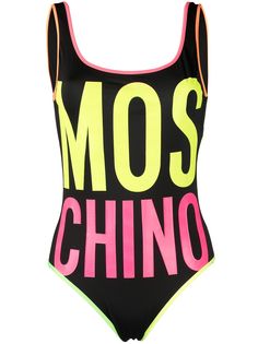 Moschino купальник с логотипом