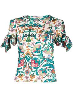 La Doublej блузка с короткими рукавами и принтом пейсли