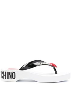 Love Moschino шлепанцы с логотипом