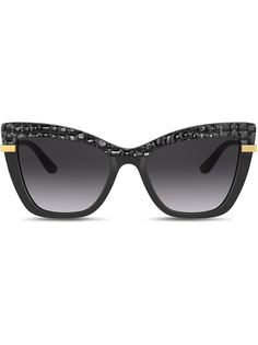 Dolce & Gabbana Eyewear солнцезащитные очки в оправе кошачий глаз