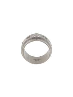 Maison Margiela серебряное кольцо с гравировкой