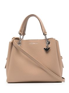 Emporio Armani сумка-тоут из зернистой кожи