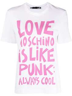 Love Moschino футболка с графичным принтом
