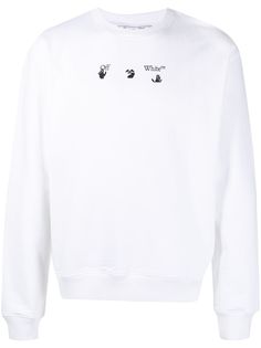Off-White толстовка с логотипом Arrows