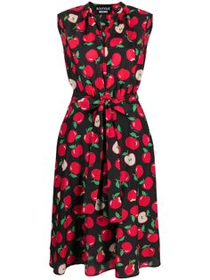 Boutique Moschino платье миди с принтом