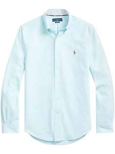 Polo Ralph Lauren рубашка оксфорд с вышитым логотипом