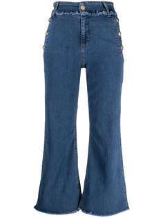 LIU JO cropped wide-leg jeans