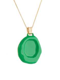 Bottega Veneta circular pendant necklace