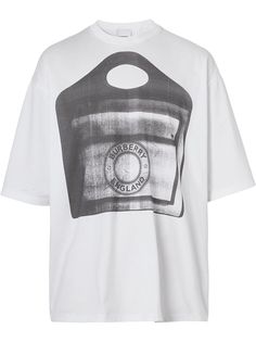 Burberry Pocket Bag-print cotton-jersey T-shirt