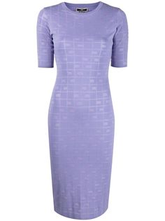 Elisabetta Franchi knitted-motif dress