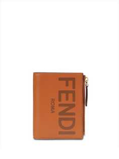 Fendi кошелек с тисненым логотипом