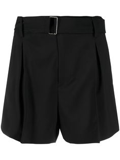 Nº21 belted wool shorts