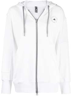 adidas by Stella McCartney logo-print zip-up hoodie