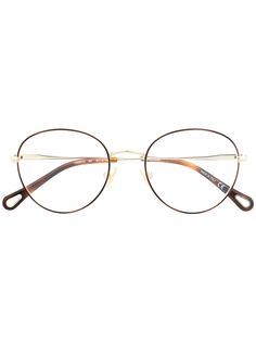 Chloé Eyewear очки в круглой оправе