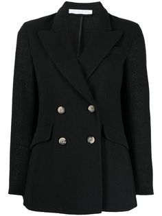 Harris Wharf London double-breasted blazer jacket