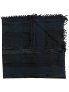 Fabiana Filippi check-print frayed-edge scarf