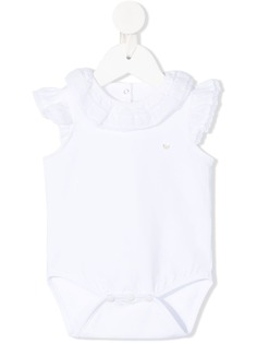 Tartine Et Chocolat ruffle-trim short-sleeve romper