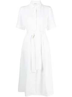 P.A.R.O.S.H. tied-waist shirt dress