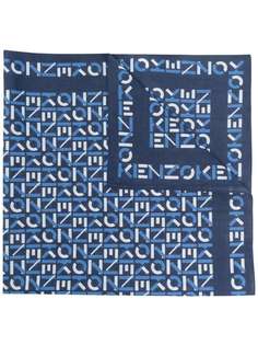 Kenzo logo pattern scarf