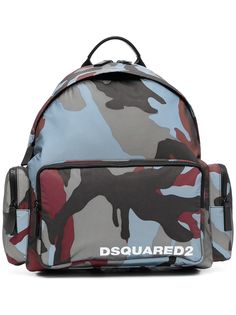Dsquared2 рюкзак с камуфляжным принтом и логотипом