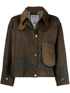 Barbour куртка в технике пэчворк